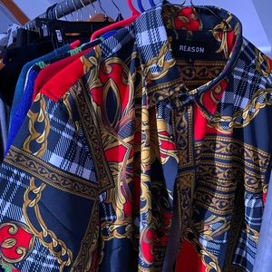 Button down. Reason brand.